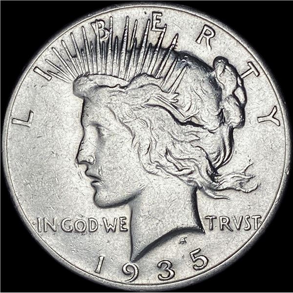 1935-S Silver Peace Dollar NEARLY UNCIRCULATED
