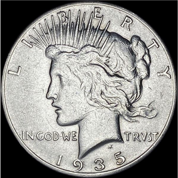 1935-S Silver Peace Dollar NEARLY UNCIRCULATED