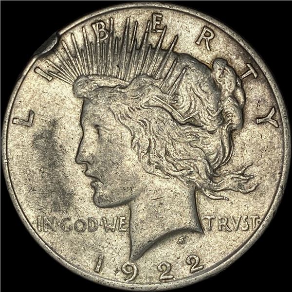 1922 Silver Peace Dollar LIGHTLY CIRCULATED