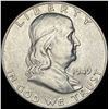 Image 1 : 1949-D Silver Half Dollar Franklin CHOICE BU