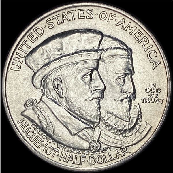 1924 Silver Huguenot-Walloon Half Dollar CHOICE BU