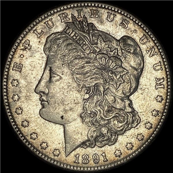 1891-S Silver Morgan Dollar CLOSELY UNCIRCULATED