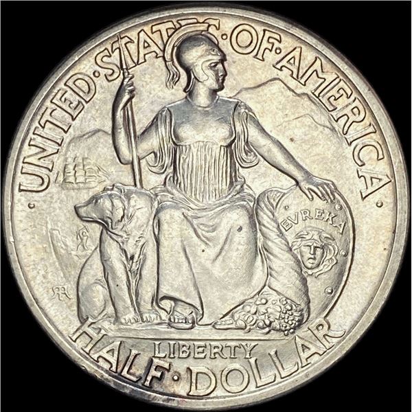 1935-S Silver Half Dollar California-Pacific Exposition CHOICE BU