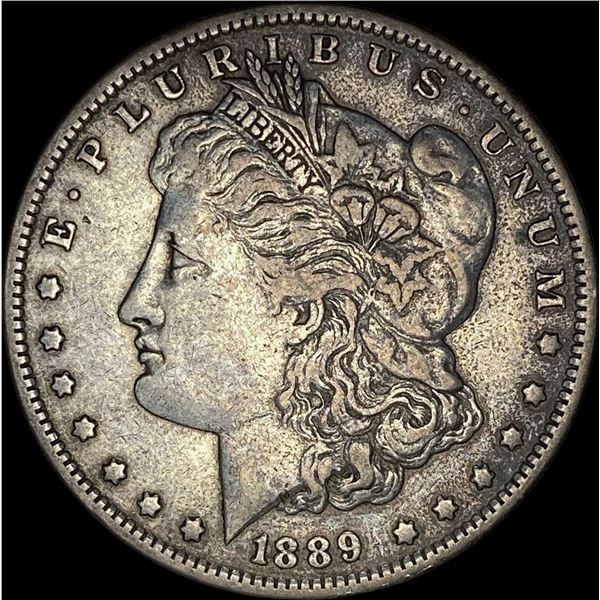1889 Morgan Silver Dollar NEARLY UNCIRCULATED
