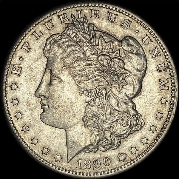 1890-S Silver Morgan Dollar CLOSELY UNCIRCULATED