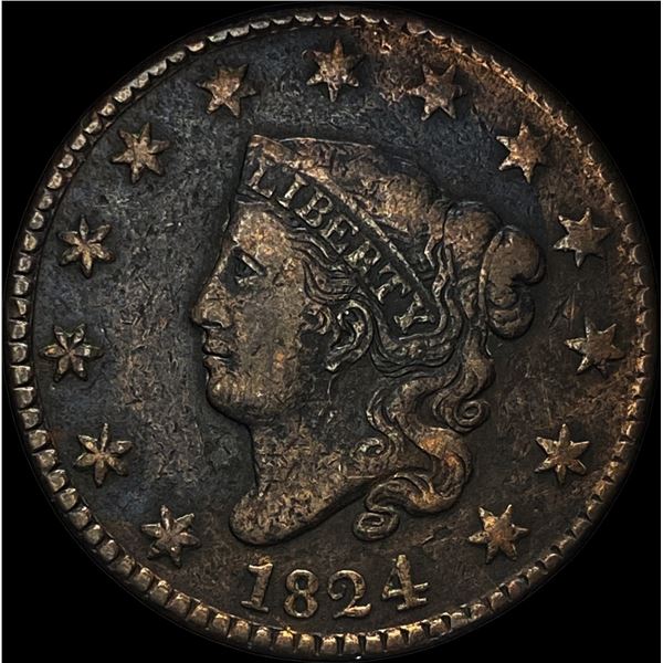 1824 Large Cent LIGHTLY CIRCULATED