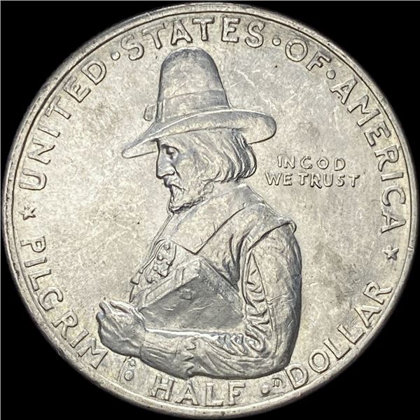 1920 Silver Pilgrim Tercentenary Half Dollar CHOICE BU
