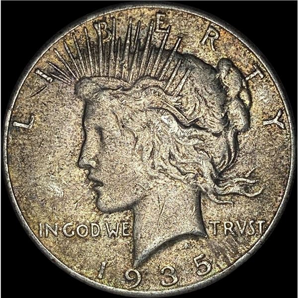 1935 Peace Silver Dollar NEARLY UNCIRCULATED