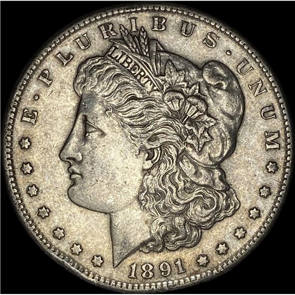 1891-S Silver Morgan Dollar CLOSELY UNCIRCULATED
