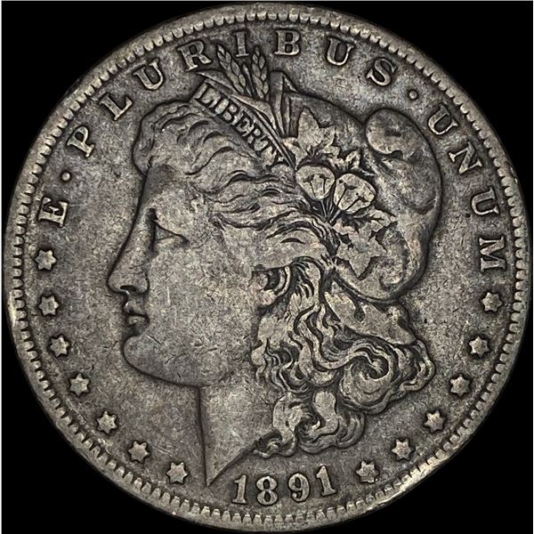 1891-O Silver Morgan Dollar LIGHTLY CIRCULATED
