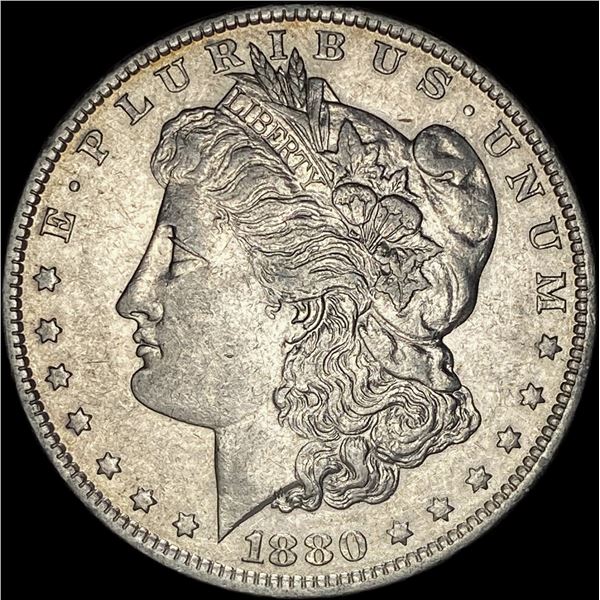 1880-S Silver Morgan Dollar CLOSELY UNCIRCULATED