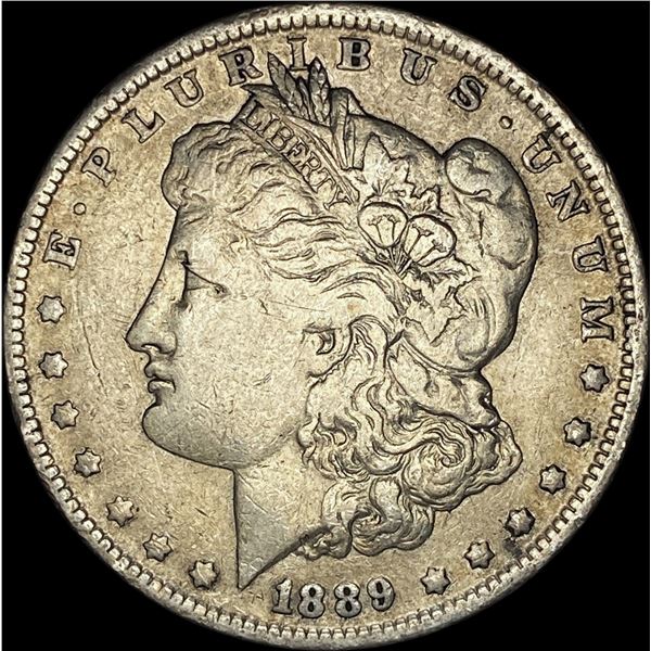 1889 Morgan Silver Dollar NEARLY UNCIRCULATED