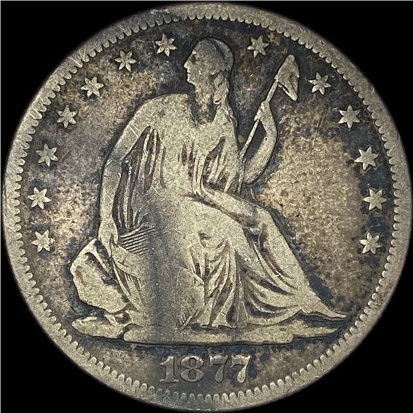 1877-S Silver Half Dollar NICELY CIRCULATED