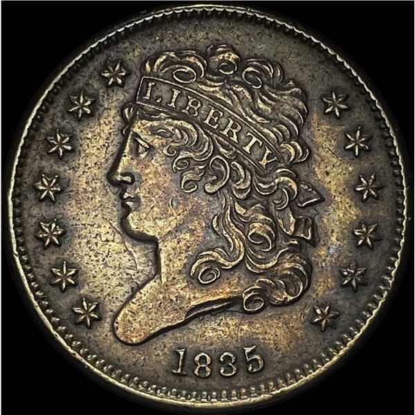 1835 Classic Head Half Cent CLOSELY UNCIRCULATED