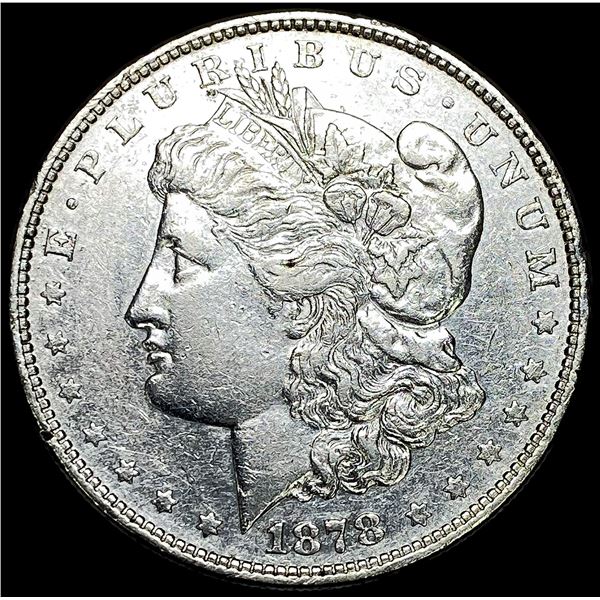 1878 Silver Morgan Dollar NEARLY UNCIRCULATED