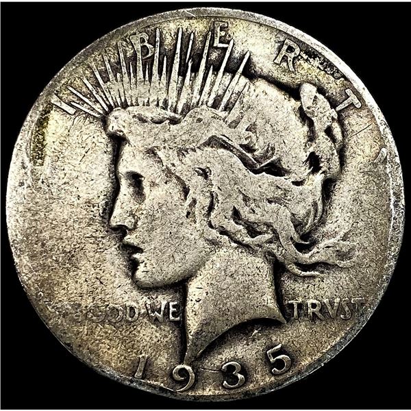 1935-S Silver Peace Dollar LIGHTLY CIRCULATED