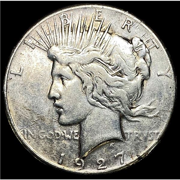 1927 Peace Silver Dollar NEARLY UNCIRCULATED