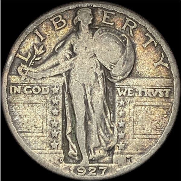 1927-D Silver Standing Liberty Quarter LIGHTLY CIRCULATED