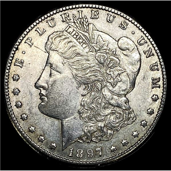 1897-S Silver Morgan Dollar CLOSELY UNCIRCULATED