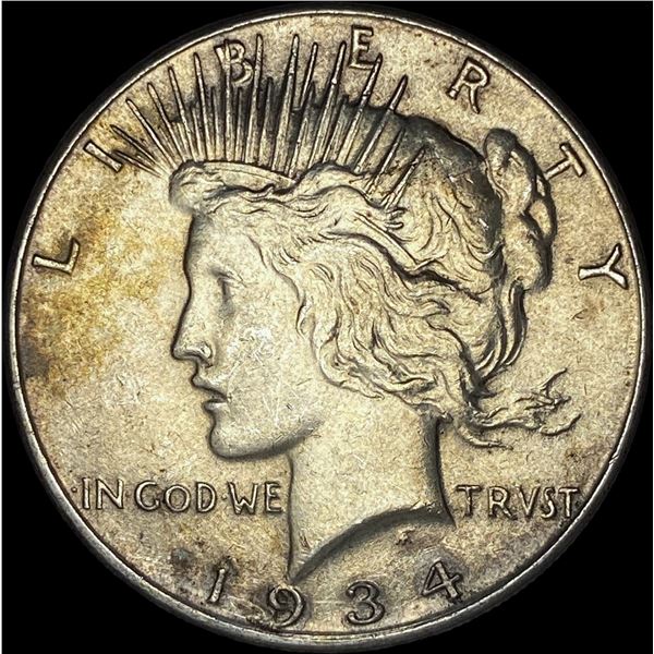 1934 Silver Peace Dollar CLOSELY UNCIRCULATED