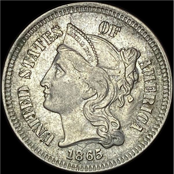 1865 Nickel Three-Cent Piece UNCIRCULATED