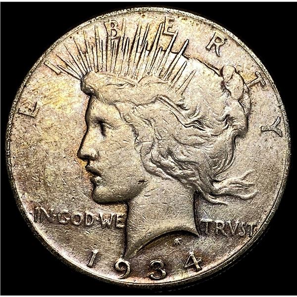 1934 Peace Silver Dollar LIGHTLY CIRCULATED