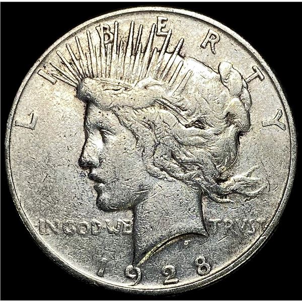 1928 Silver Peace Dollar LIGHTLY CIRCULATED