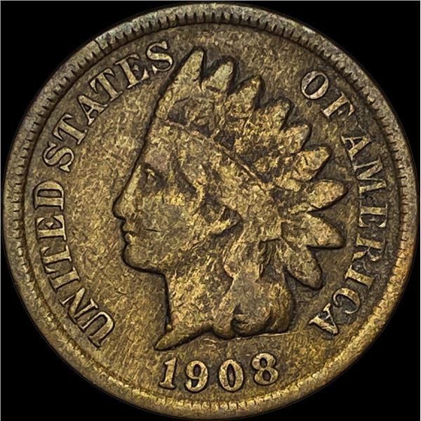 1908-S Indian Head Cent LIGHTLY CIRCULATED