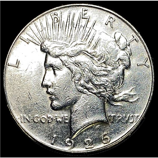 1926 Silver Peace Dollar NEARLY UNCIRCULATED