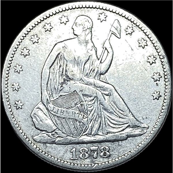 1878 Seated Liberty Half Dollar NEARLY UNCIRCULATED