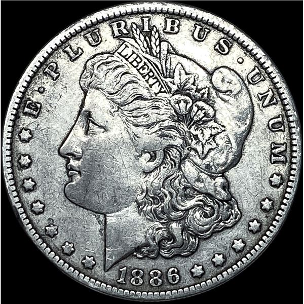 1886-O Silver Morgan Dollar NEARLY UNCIRCULATED