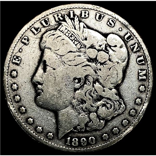 1890-CC Silver Morgan Dollar LIGHTLY CIRCULATED
