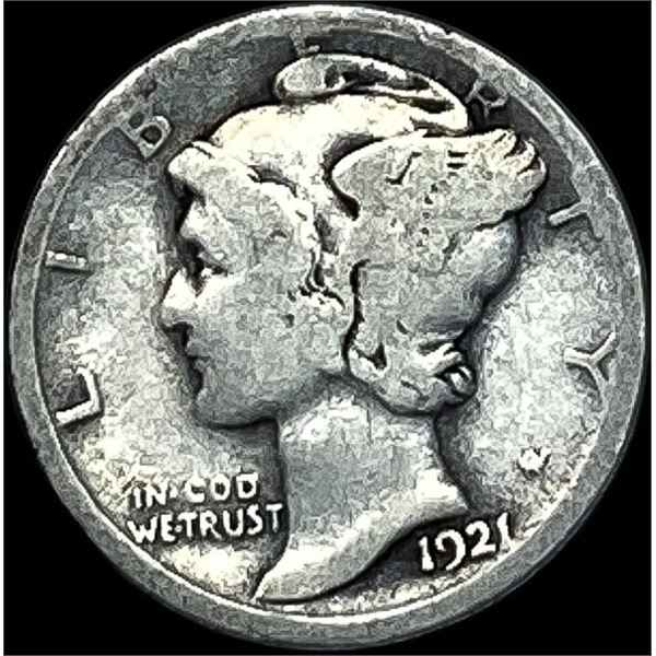 1921 Mercury Dime NICELY CIRCULATED