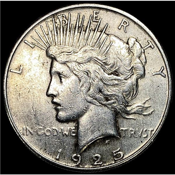 1925-S Silver Peace Dollar CLOSELY UNCIRCULATED