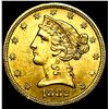 Image 1 : 1882 Liberty Head Half Eagle $5 Gold UNCIRCULATED