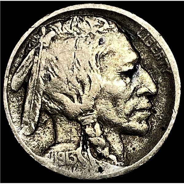1915-D Buffalo Nickel LIGHTLY CIRCULATED