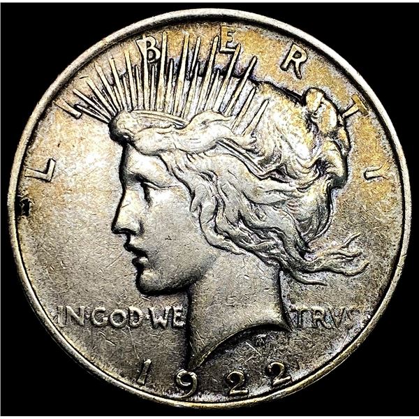 1922 Silver Peace Dollar NEARLY UNCIRCULATED