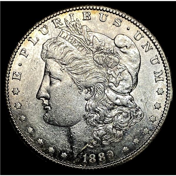 1889-S Silver Morgan Dollar CHOICE AU