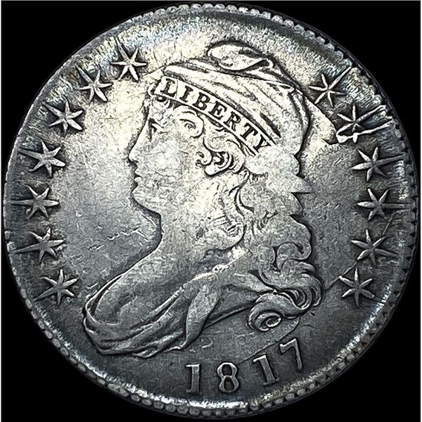 1817 Capped Bust Half Dollar NEARLY UNCIRCULATED