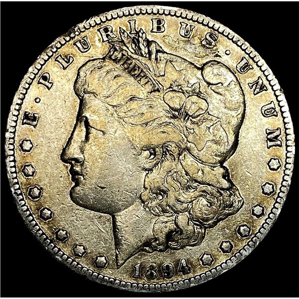 1894-O Silver Morgan Dollar NEARLY UNCIRCULATED