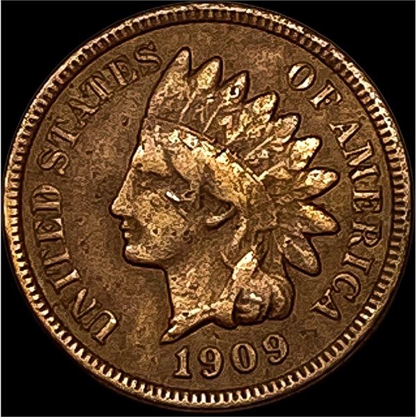 1909-S Indian Head Cent NICELY CIRCULATED