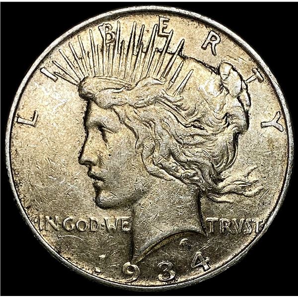 1934-D Silver Peace Dollar CLOSELY UNCIRCULATED