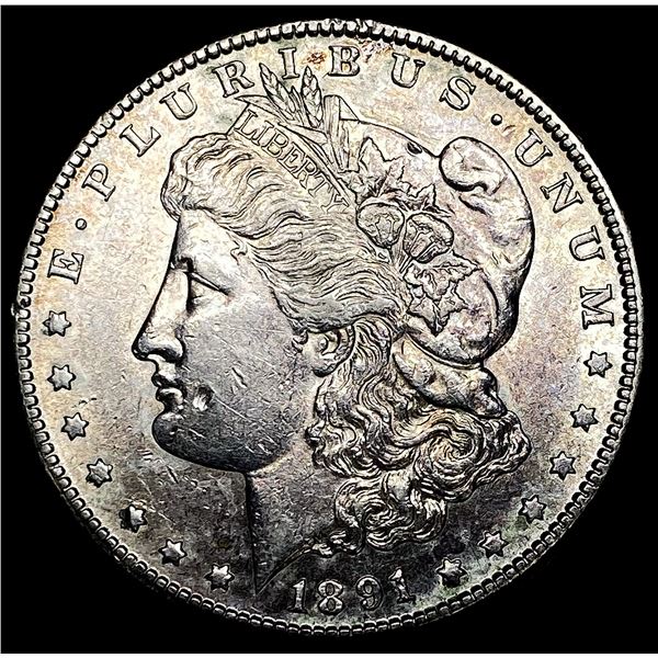 1891-S Silver Morgan Dollar CLOSELY UNCIRCULATED