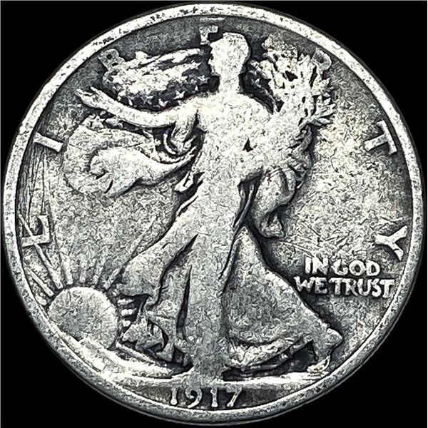 1917 Walking Liberty Half Dollar NICELY CIRCULATED