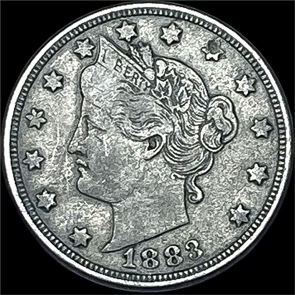 1883 Liberty Head Nickel (No Cents) LIGHTLY CIRCULATED