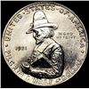 Image 1 : 1921 Silver Pilgrim Tercentenary Half Dollar UNCIRCULATED