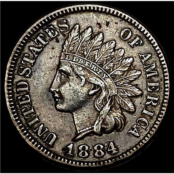 1884 Indian Head Cent NEARLY UNCIRCULATED