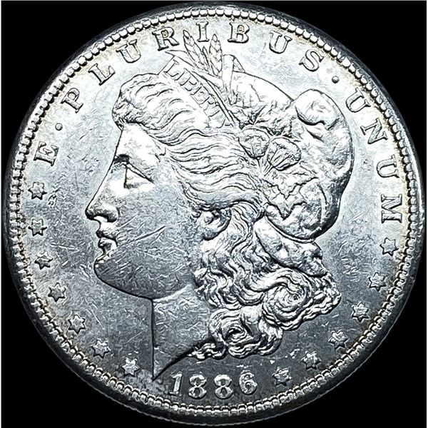 1886 Silver Morgan Dollar CHOICE AU