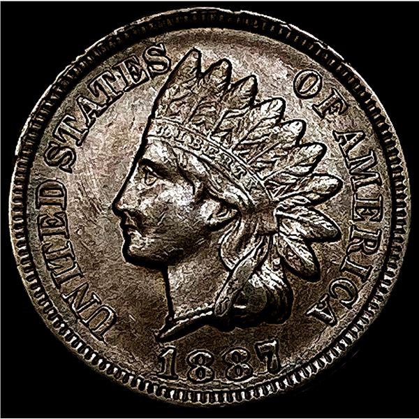 1887 Indian Head Cent CLOSELY UNCIRCULATED