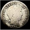 Image 1 : 1896-S Silver Barber Dime NICELY CIRCULATED